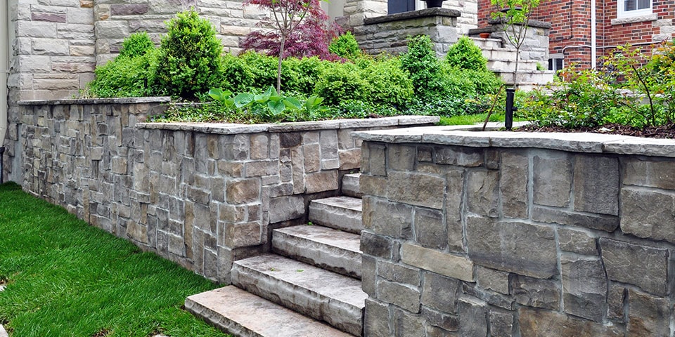 Retaining Wall Installation project 1